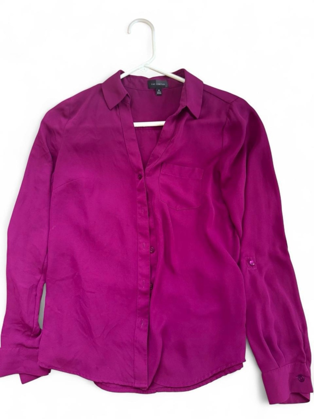 The Limited Magenta Button-Down Shirt
